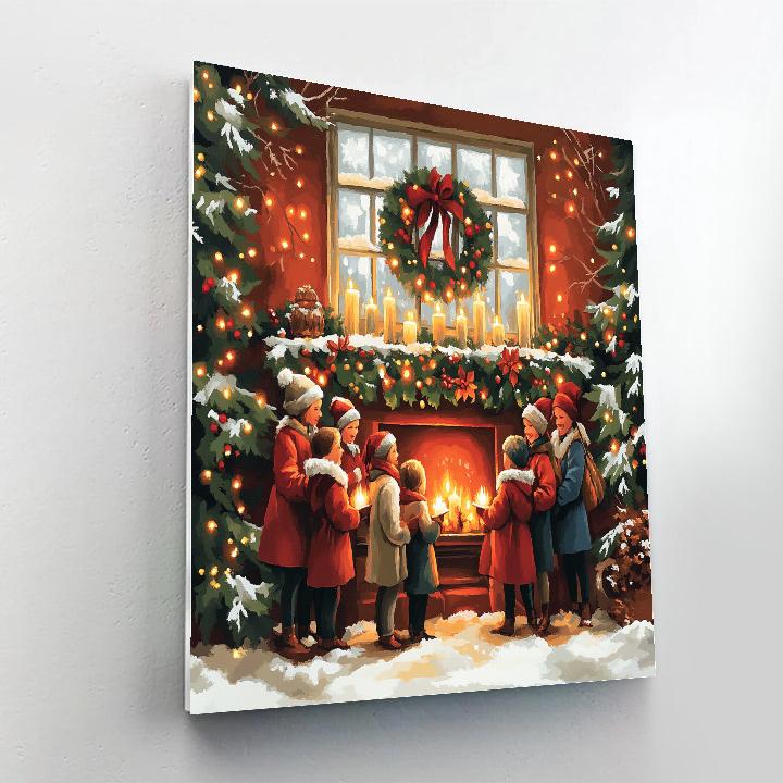 Hearthside Carol Paint by numbers kits