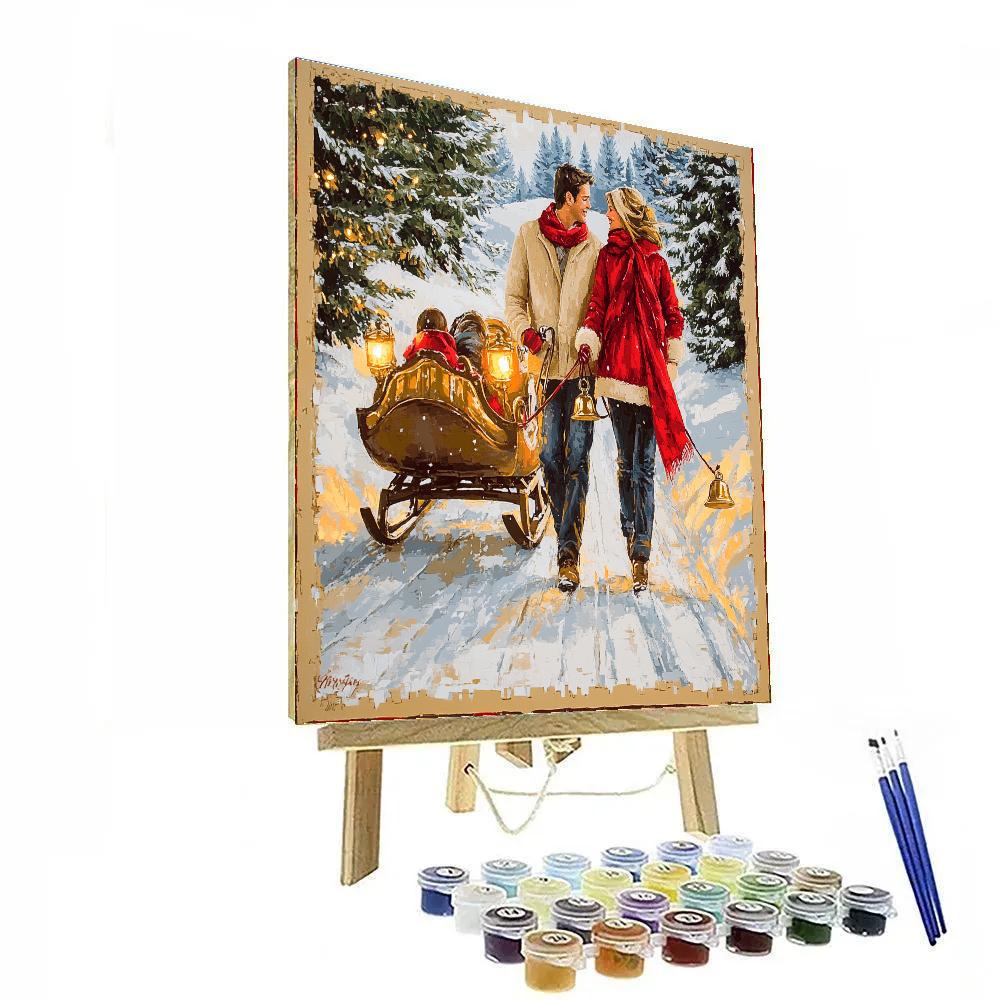 Sleigh Bells Embrace painting number kit