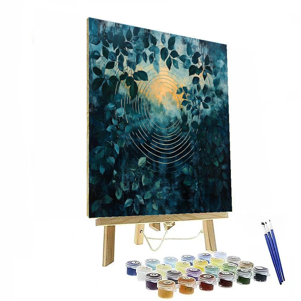 Max Ernst Inspired Nocturnal Garden Of Echoes paint by number