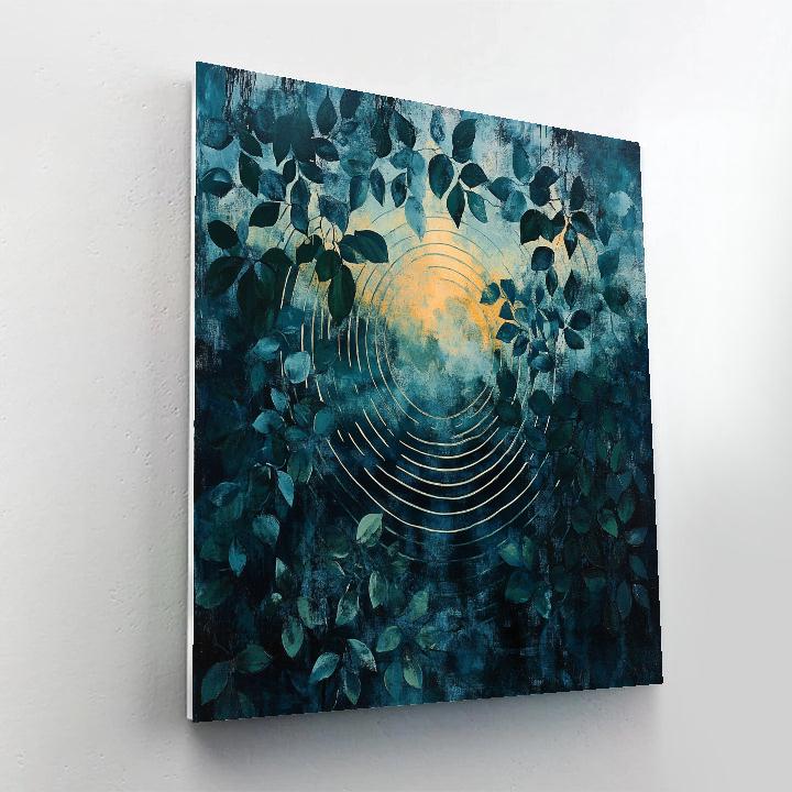 Max Ernst Inspired Nocturnal Garden Of Echoes paint by number