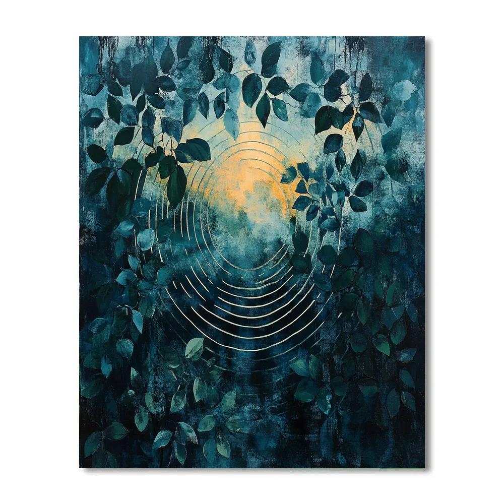 Max Ernst Inspired Nocturnal Garden Of Echoes paint by number
