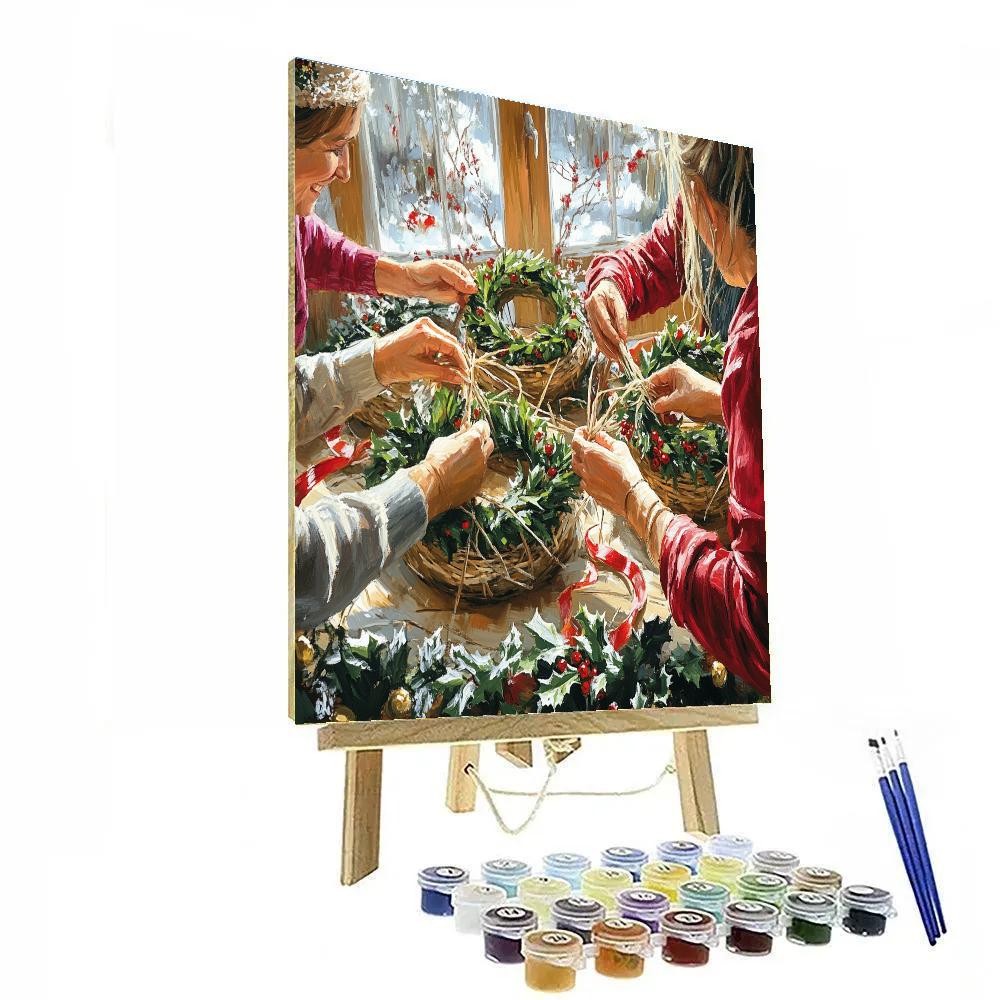 Wreathmakers Workshop Painting by numbers kit