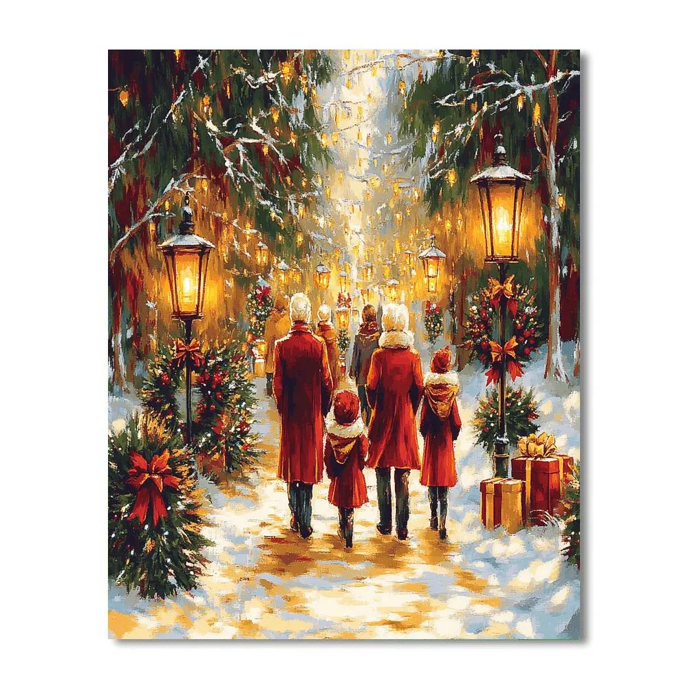 Lanterns On The Lane paint by color
