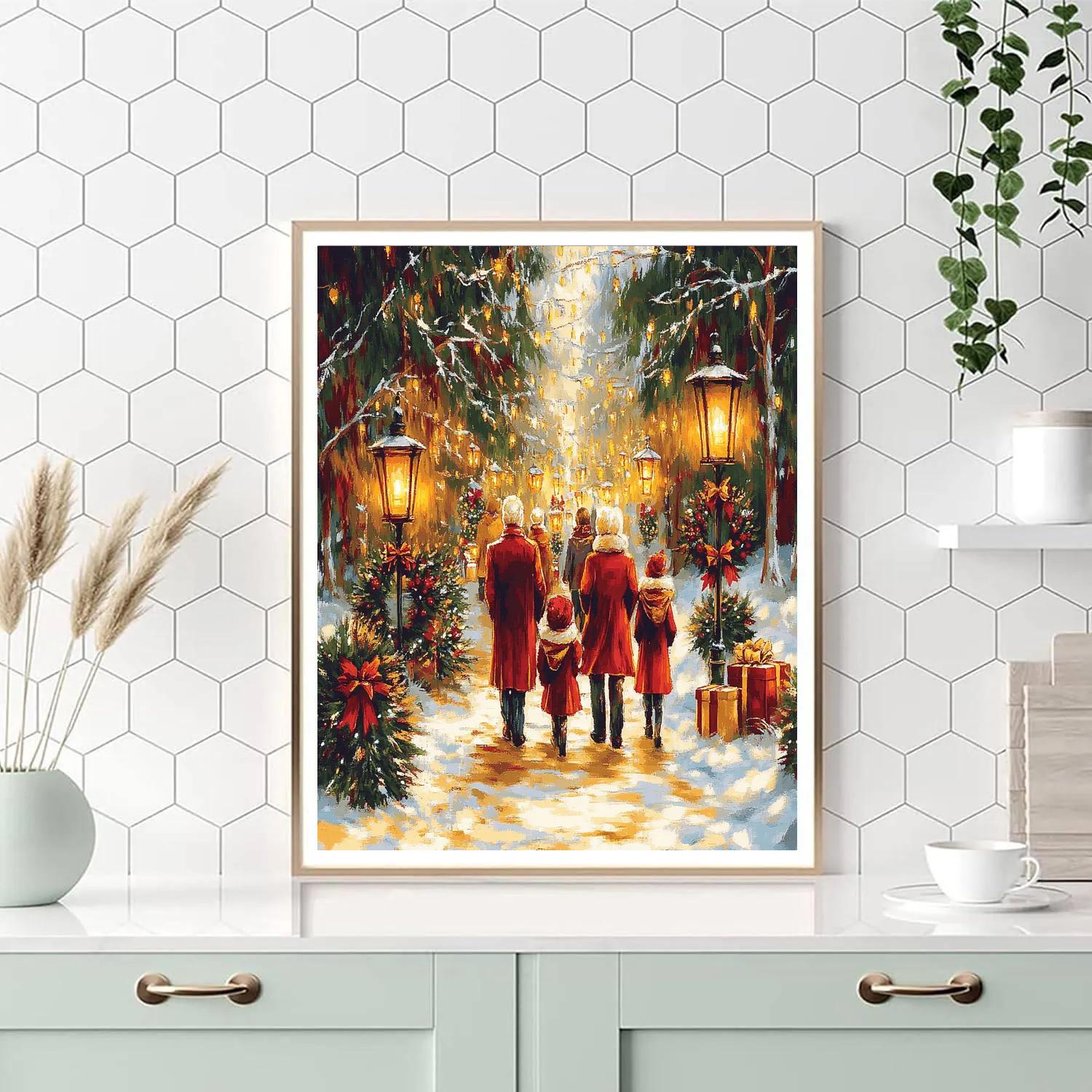 Lanterns On The Lane paint by color