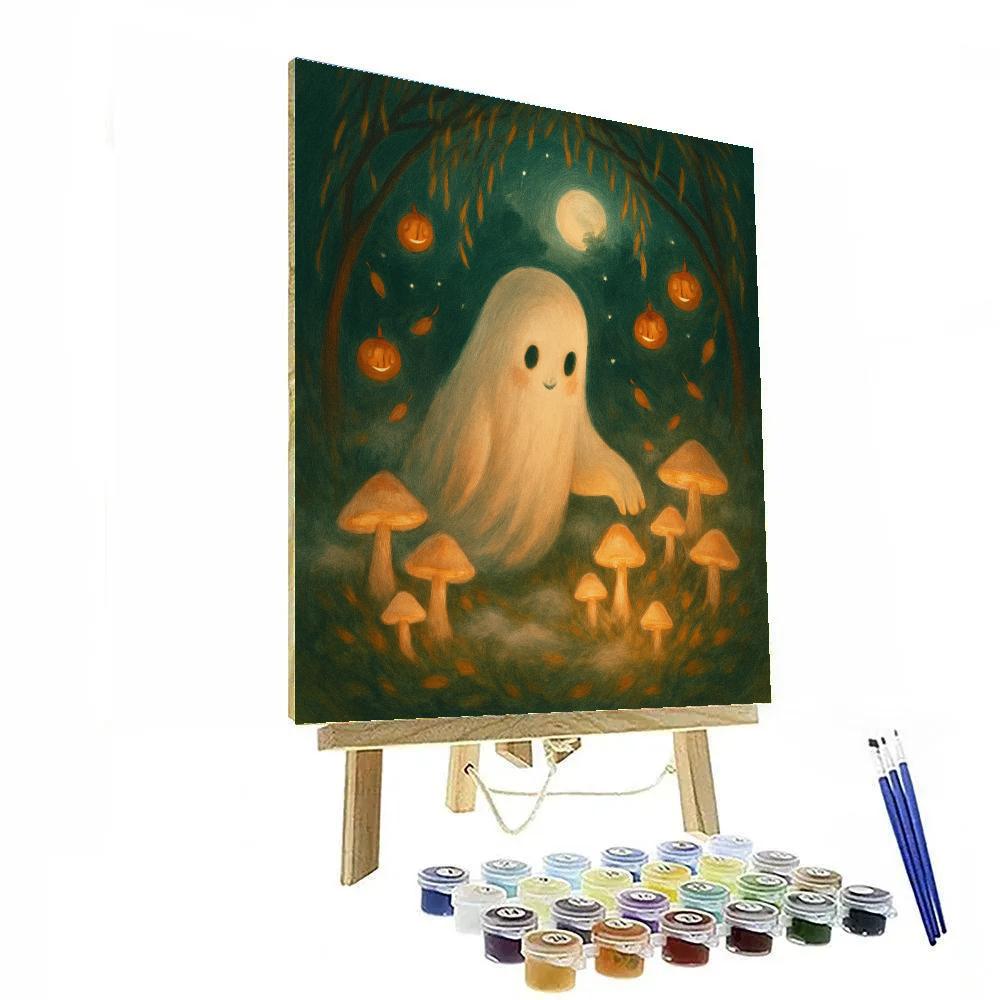 Mushroom Moon Garden Paint by numbers kits