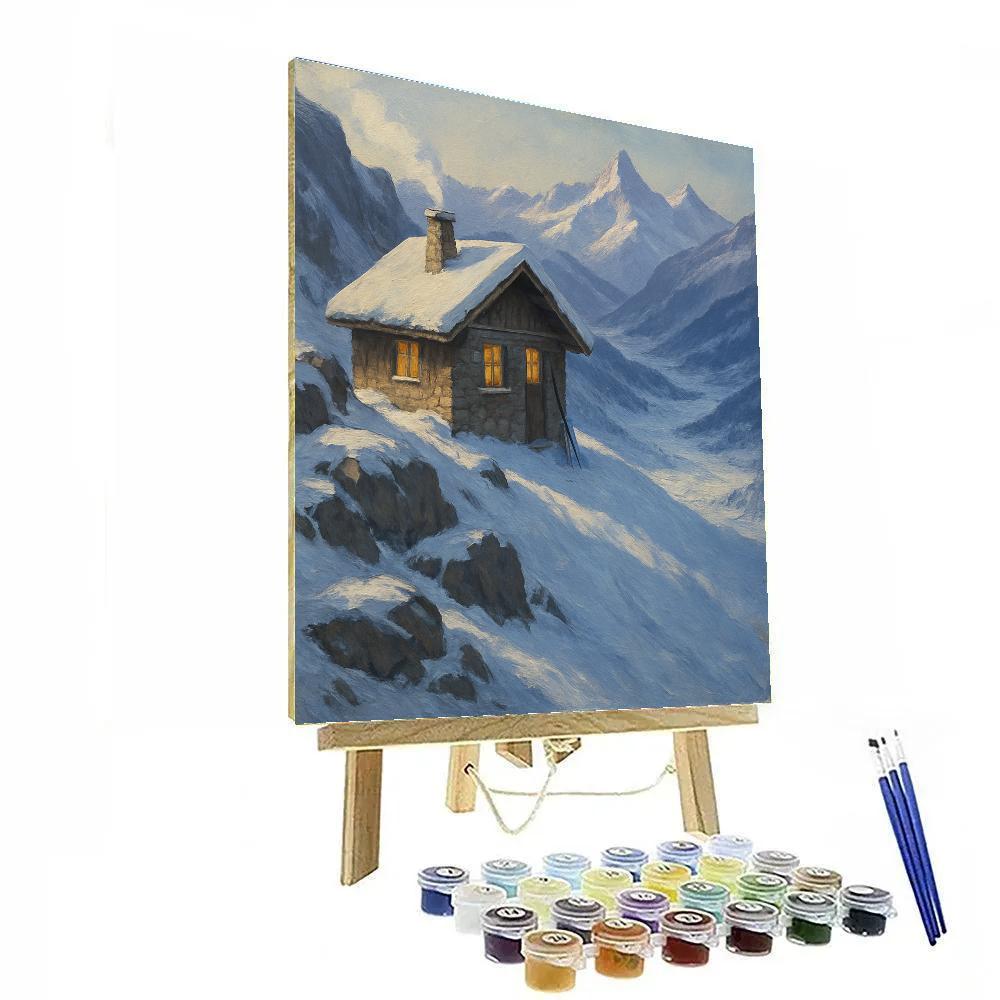 Chalet Above Silver Valley Paint by numbers art