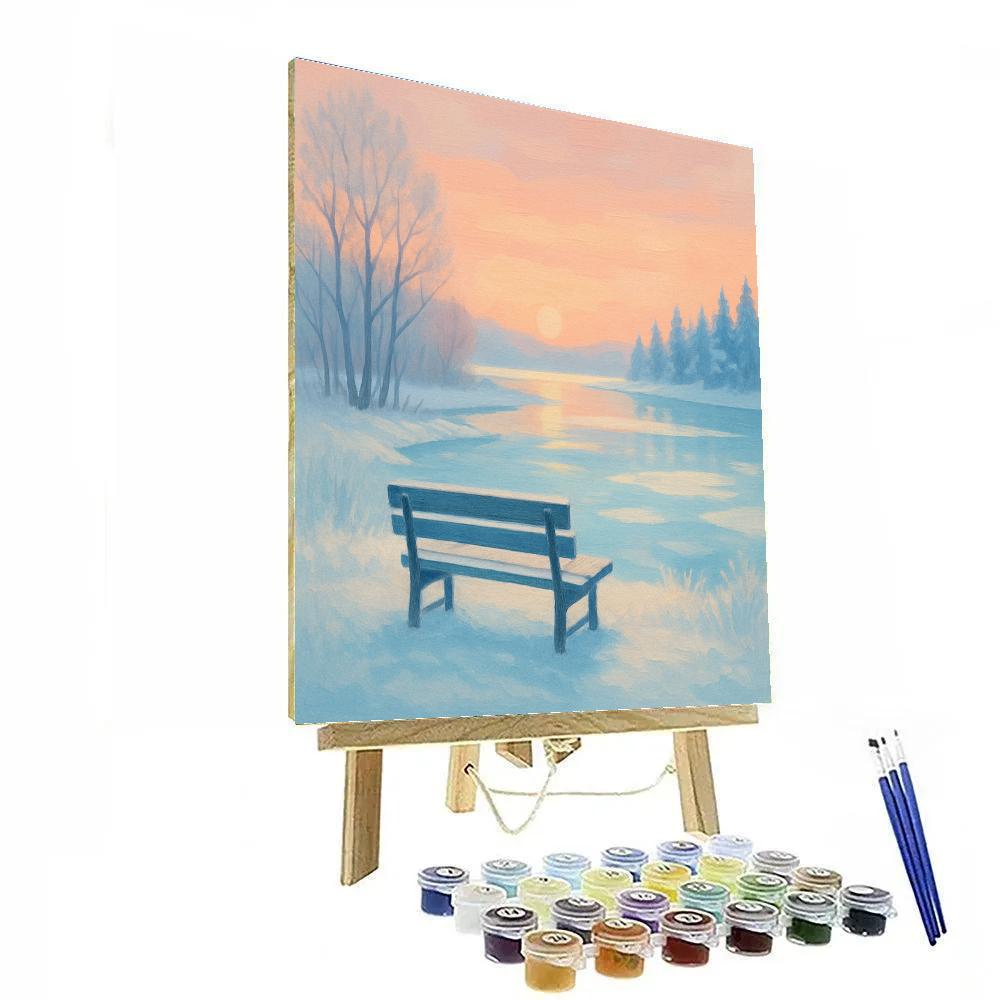 Frosted Shoreline Dawn paint by color