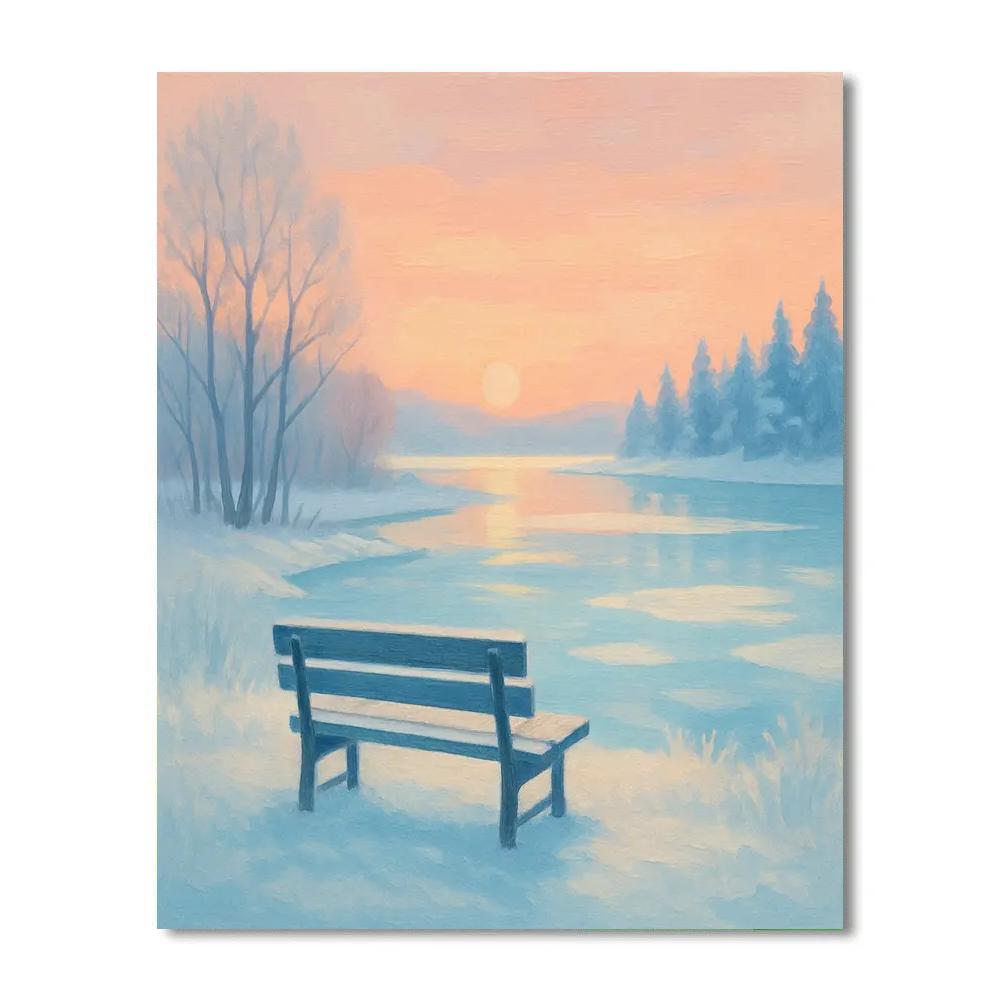 Frosted Shoreline Dawn paint by color