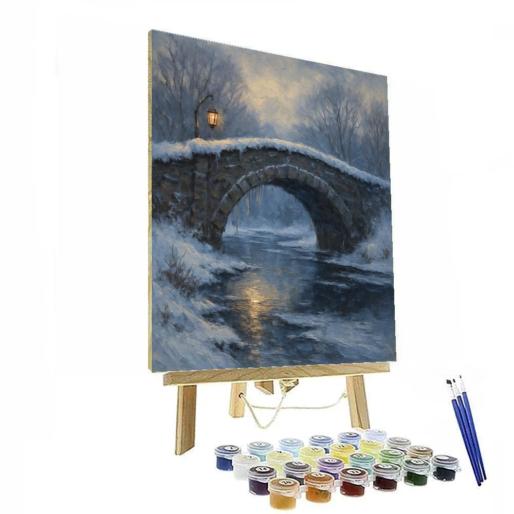 Bridge Of Quiet Reflections paint by color