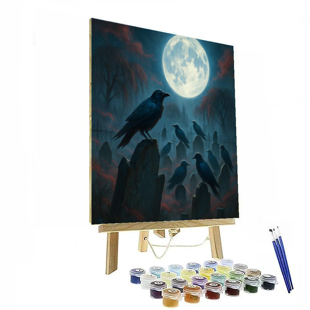 Raven Circle Cemetery painting number kit