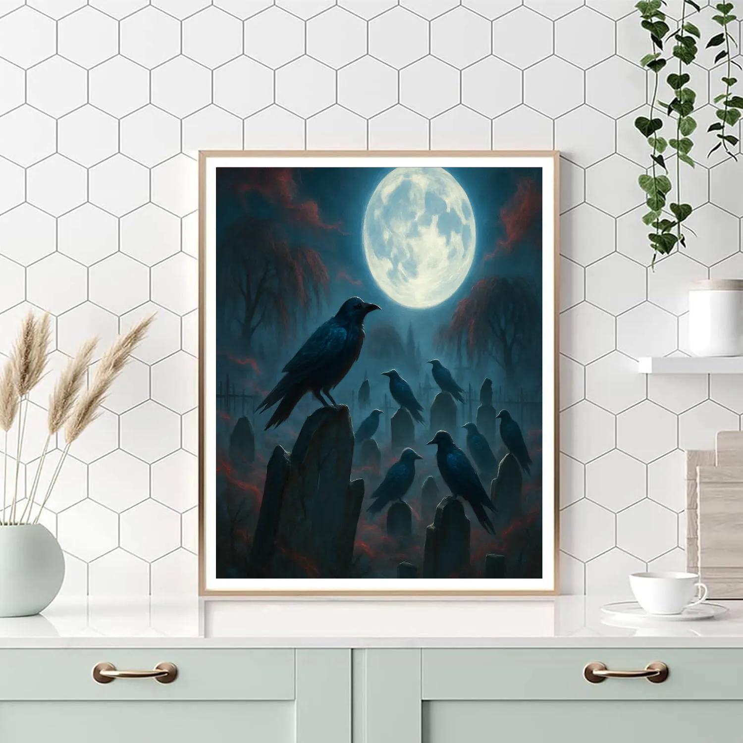 Raven Circle Cemetery painting number kit