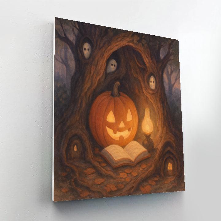 Hidden Hollow Reading Nook Number painting