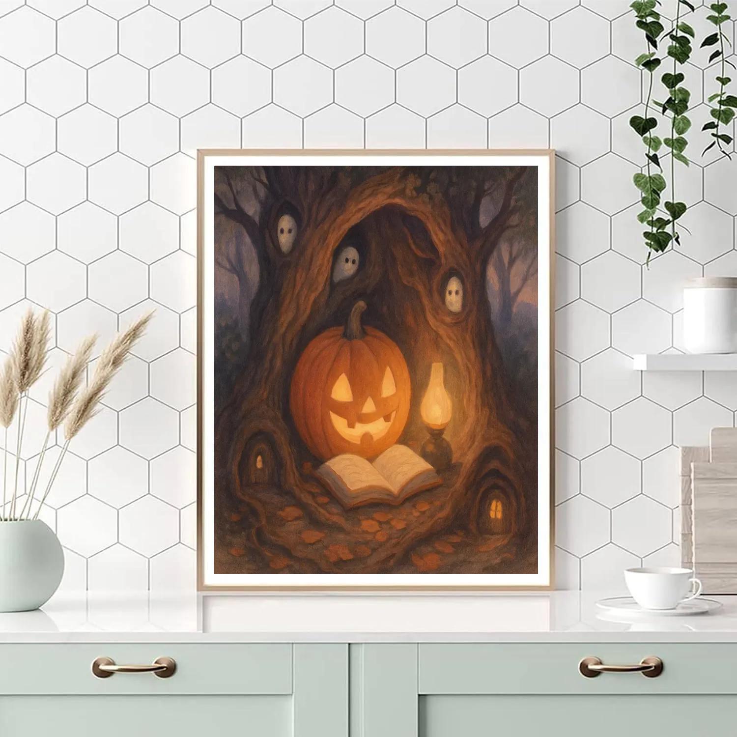 Hidden Hollow Reading Nook Number painting