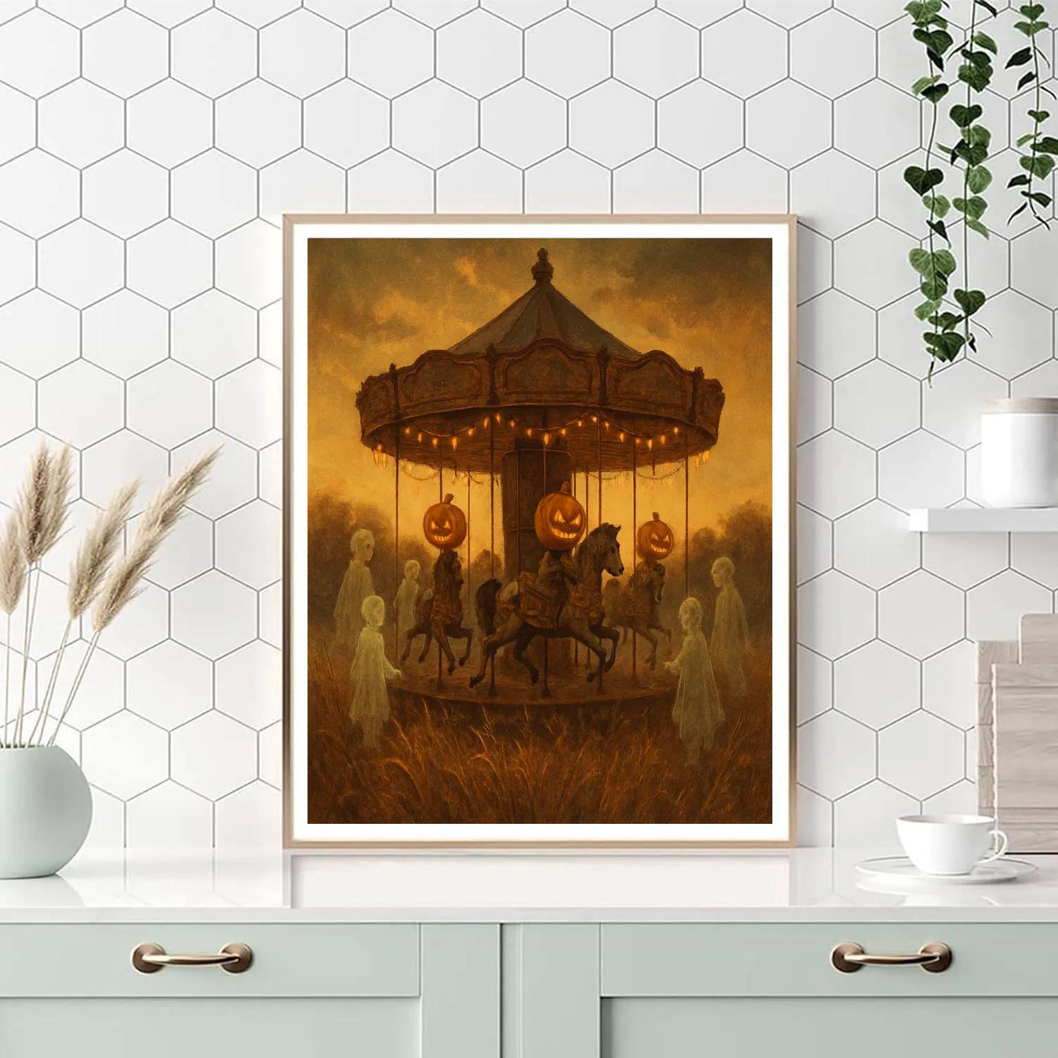 Harvest Moon Carousel Paint by numbers kits