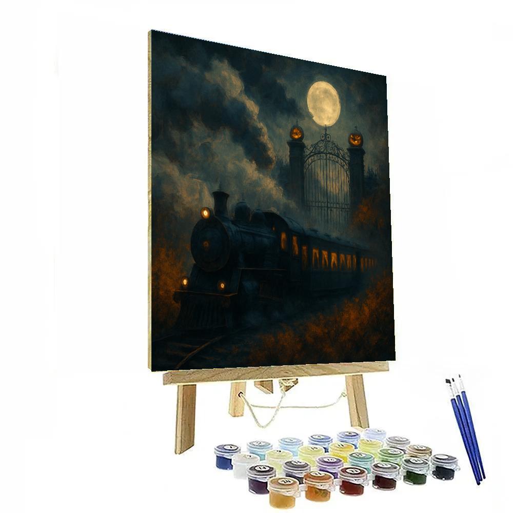 Twilight Train To Hollow Gate Paint by numbers art