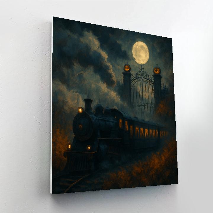 Twilight Train To Hollow Gate Paint by numbers art