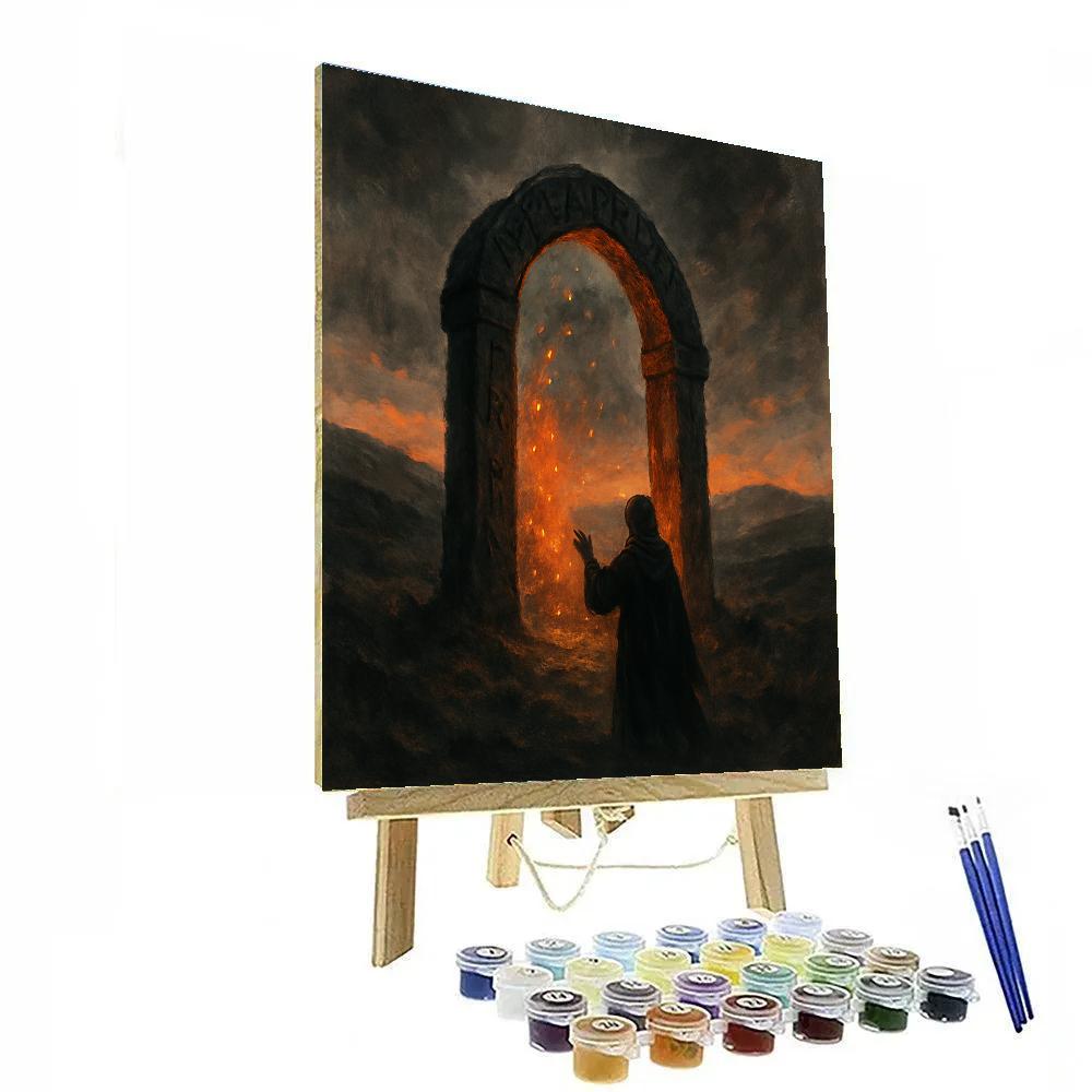 The Ember Gate paint by color