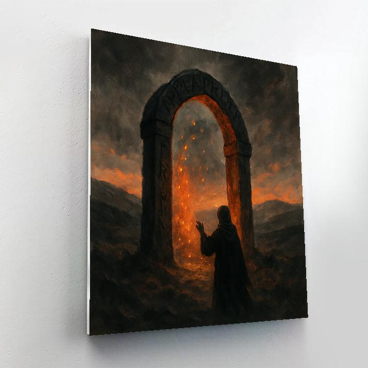 The Ember Gate paint by color