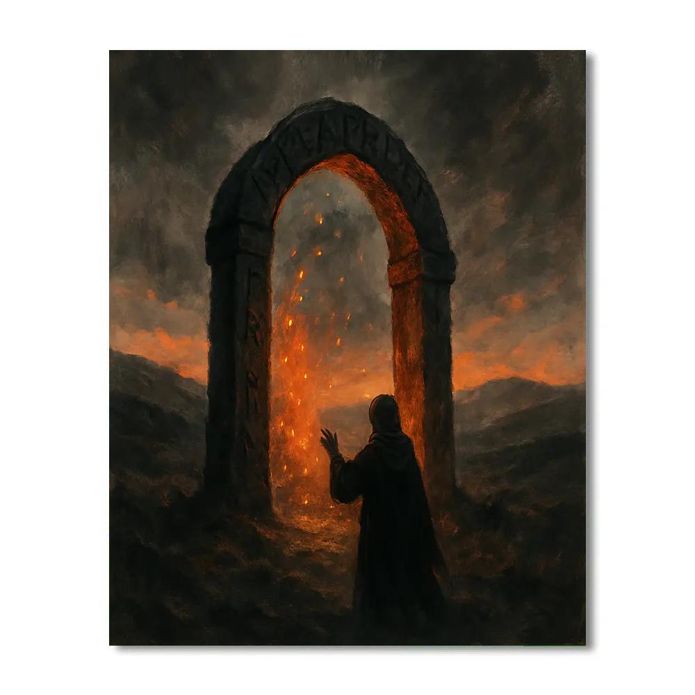 The Ember Gate paint by color