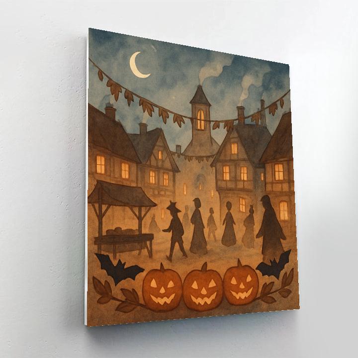Candlelit Village Hollow paint by color