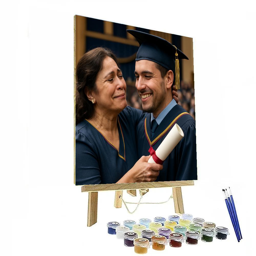 Graduation Day Pride painting number kit