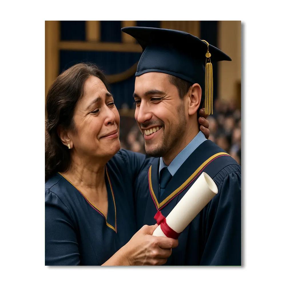 Graduation Day Pride painting number kit