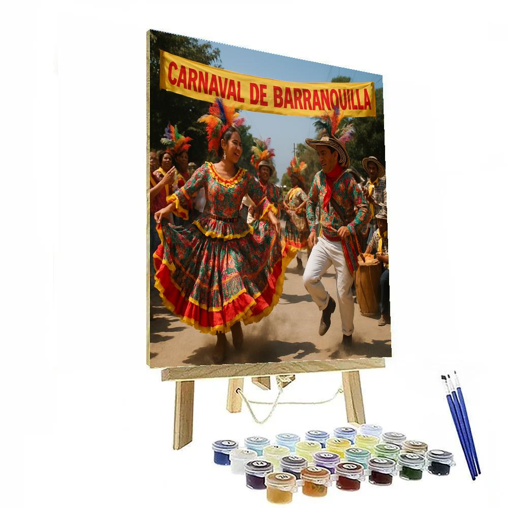 Carnaval De Barranquilla Street paint by number