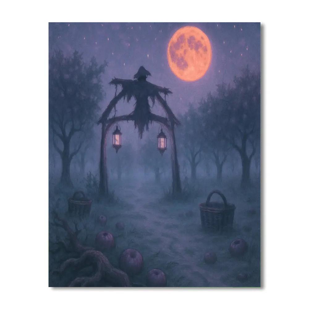 Midnight Orchard Of Echoes Painting by numbers kit