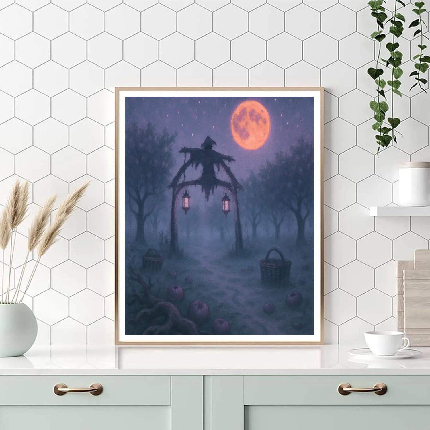 Midnight Orchard Of Echoes Painting by numbers kit