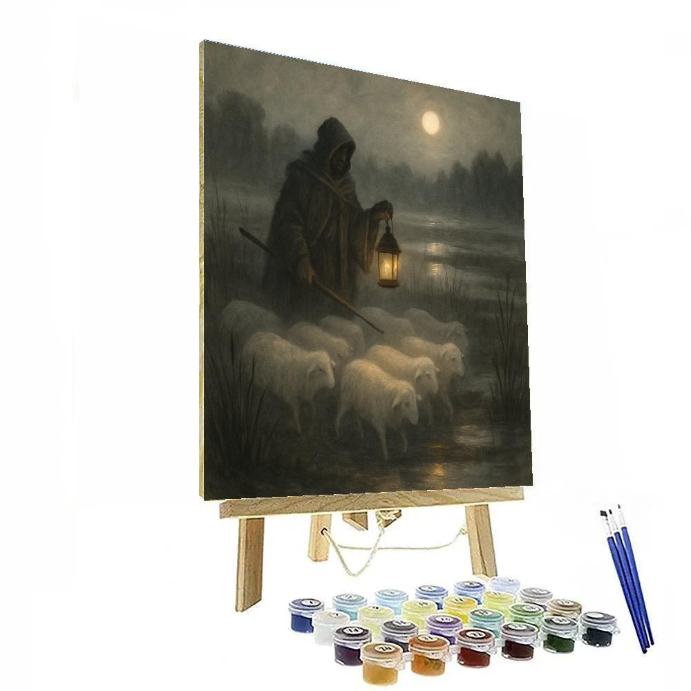 The Lantern Shepherd Paint by numbers art
