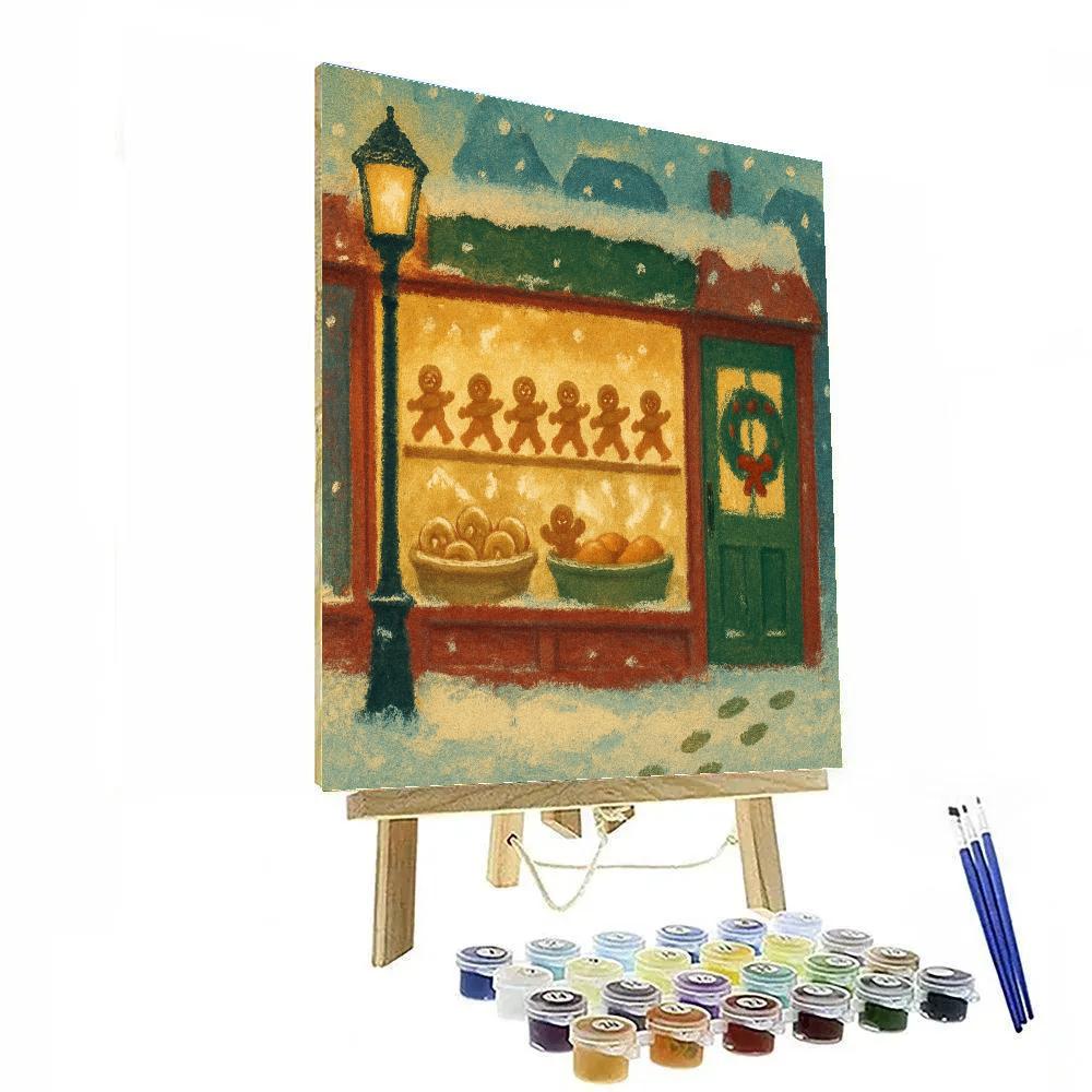 Cookie Parade Window painting number kit