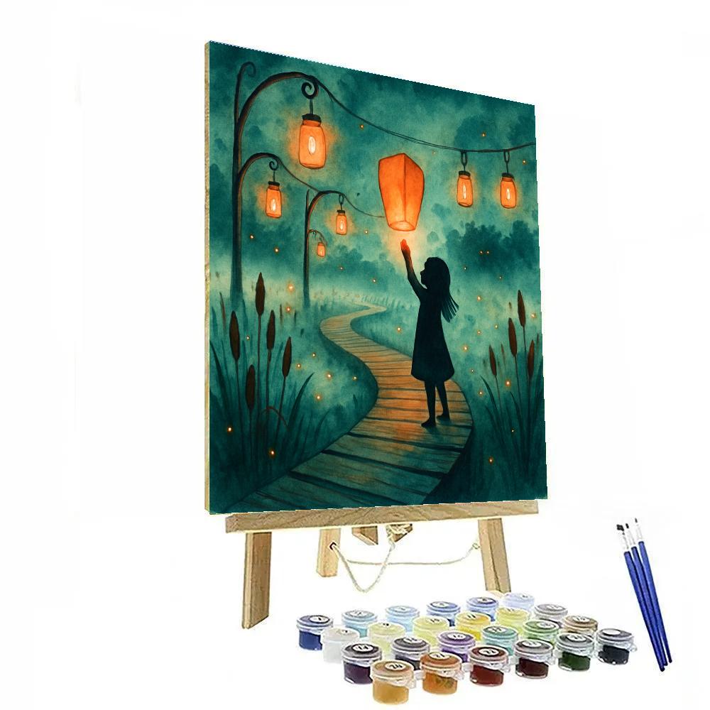 Marshlight Promenade paint by numbers