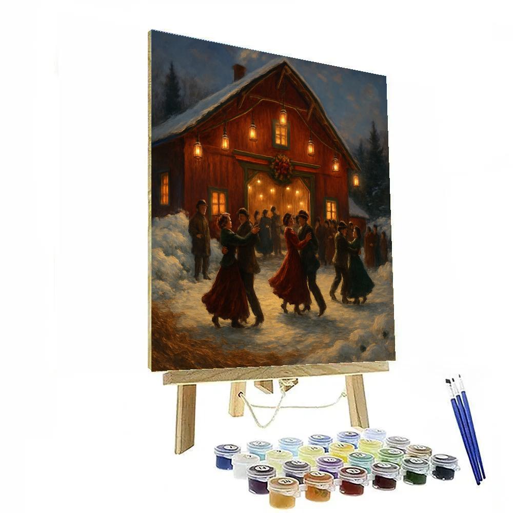 Lanterned Barn Dance Paint by numbers kits