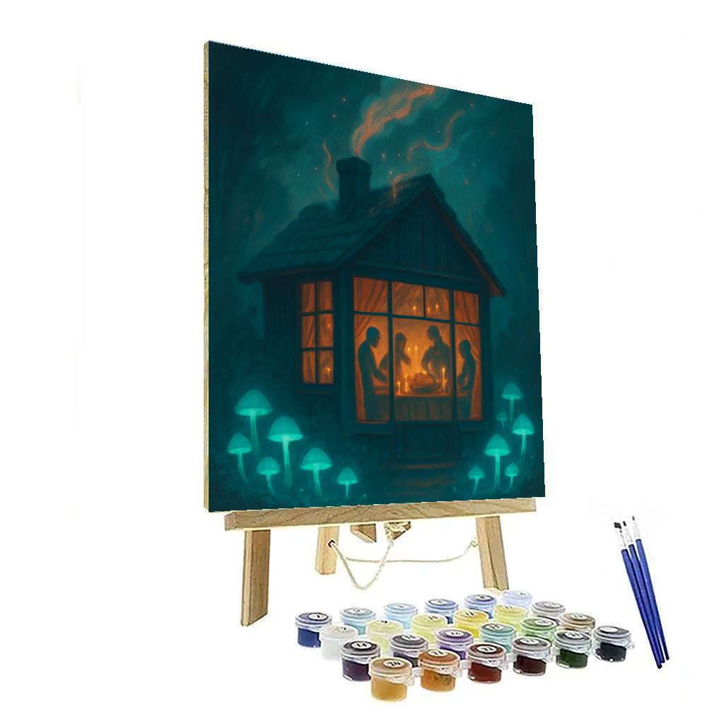 The Glass Cottage Hollow Paint by numbers kits