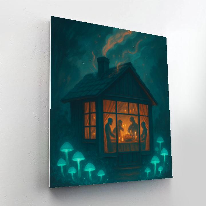 The Glass Cottage Hollow Paint by numbers kits