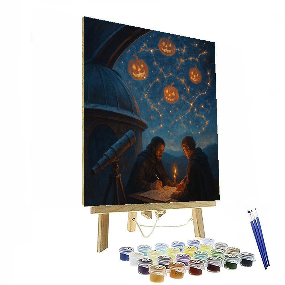 The Pumpkin Observatory Paint by numbers kits