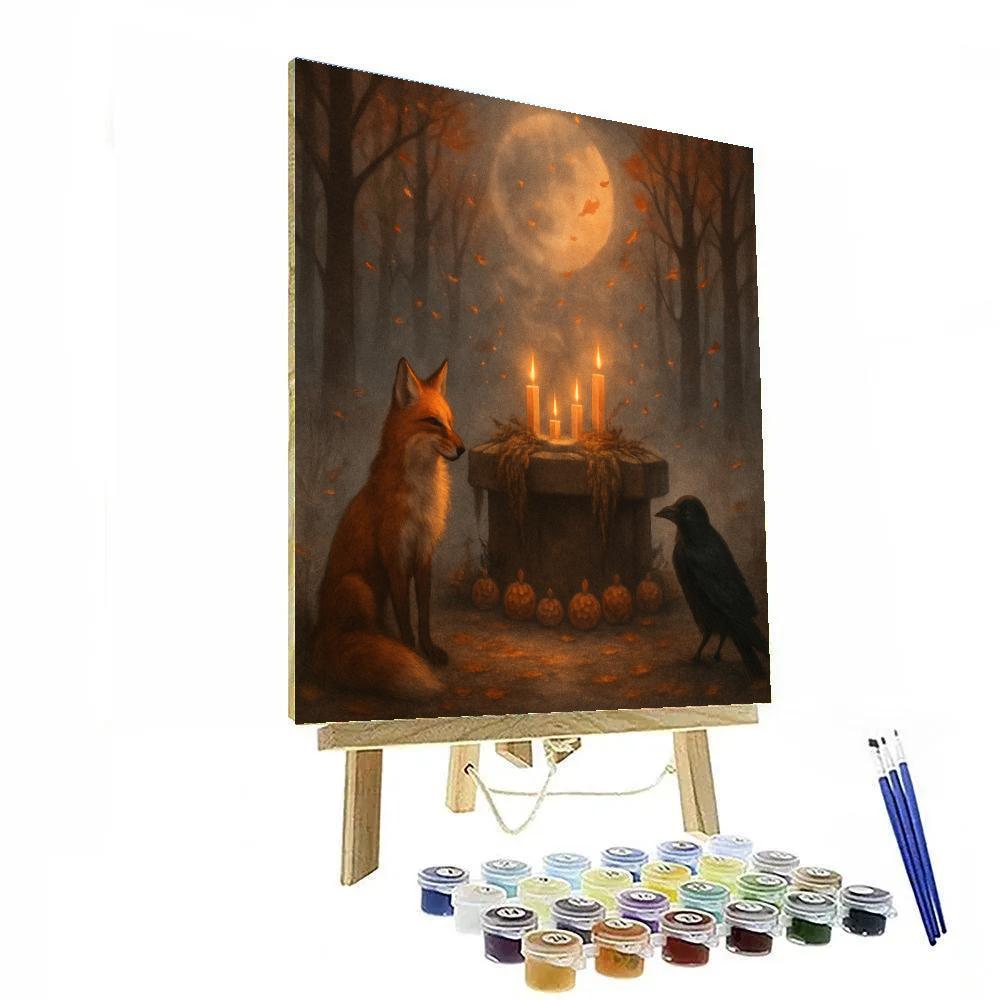Autumn Altar Clearing Numbered painting kits