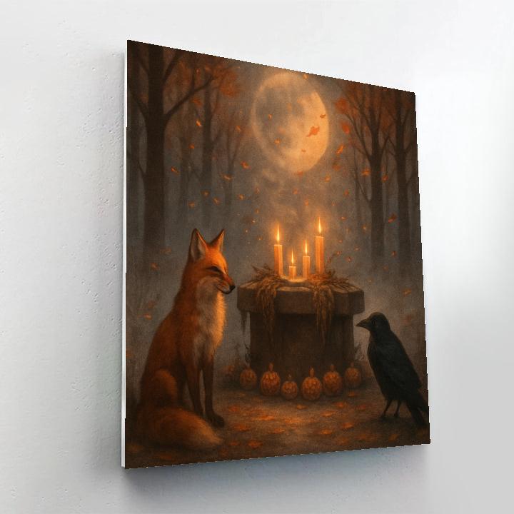 Autumn Altar Clearing Numbered painting kits