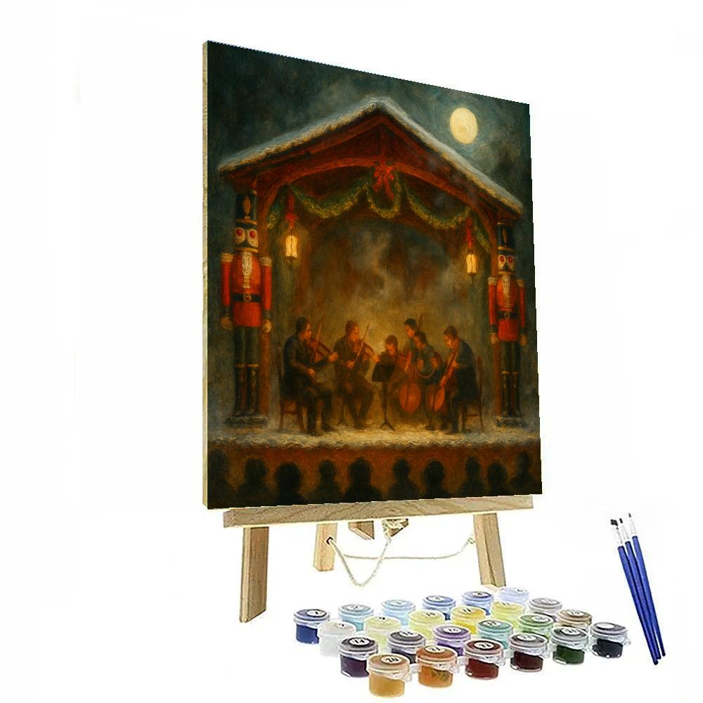 Evening At The Nutcracker Pavilion Paint by numbers art