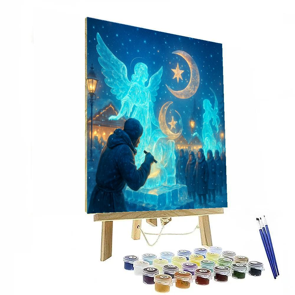 Star Bazaar Ice Sculptures Painting by numbers kit