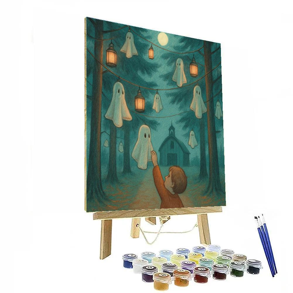 The Needle Tree Lane Number painting