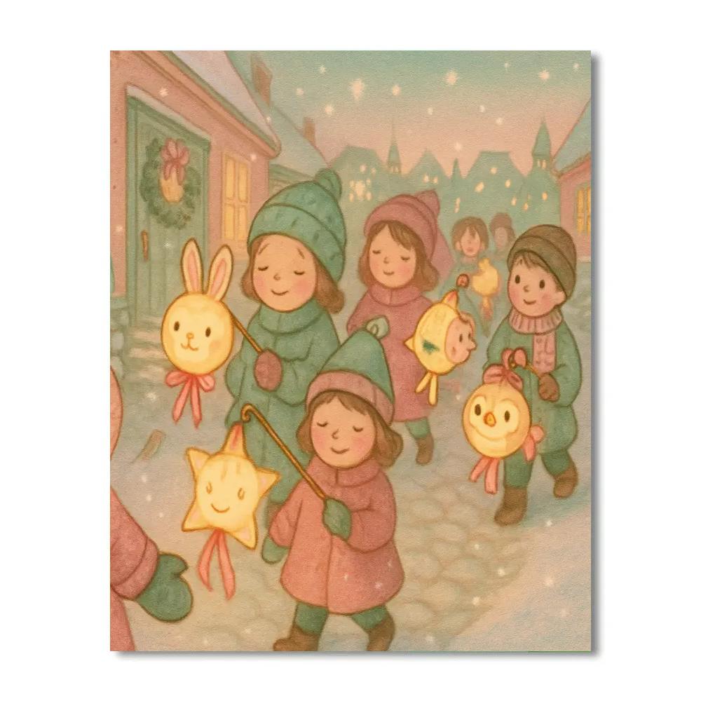 Twilight Toy Lantern Parade DIY paint by numbers