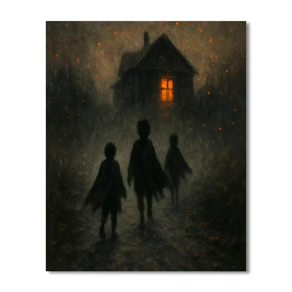 The Ashen Path paint by color