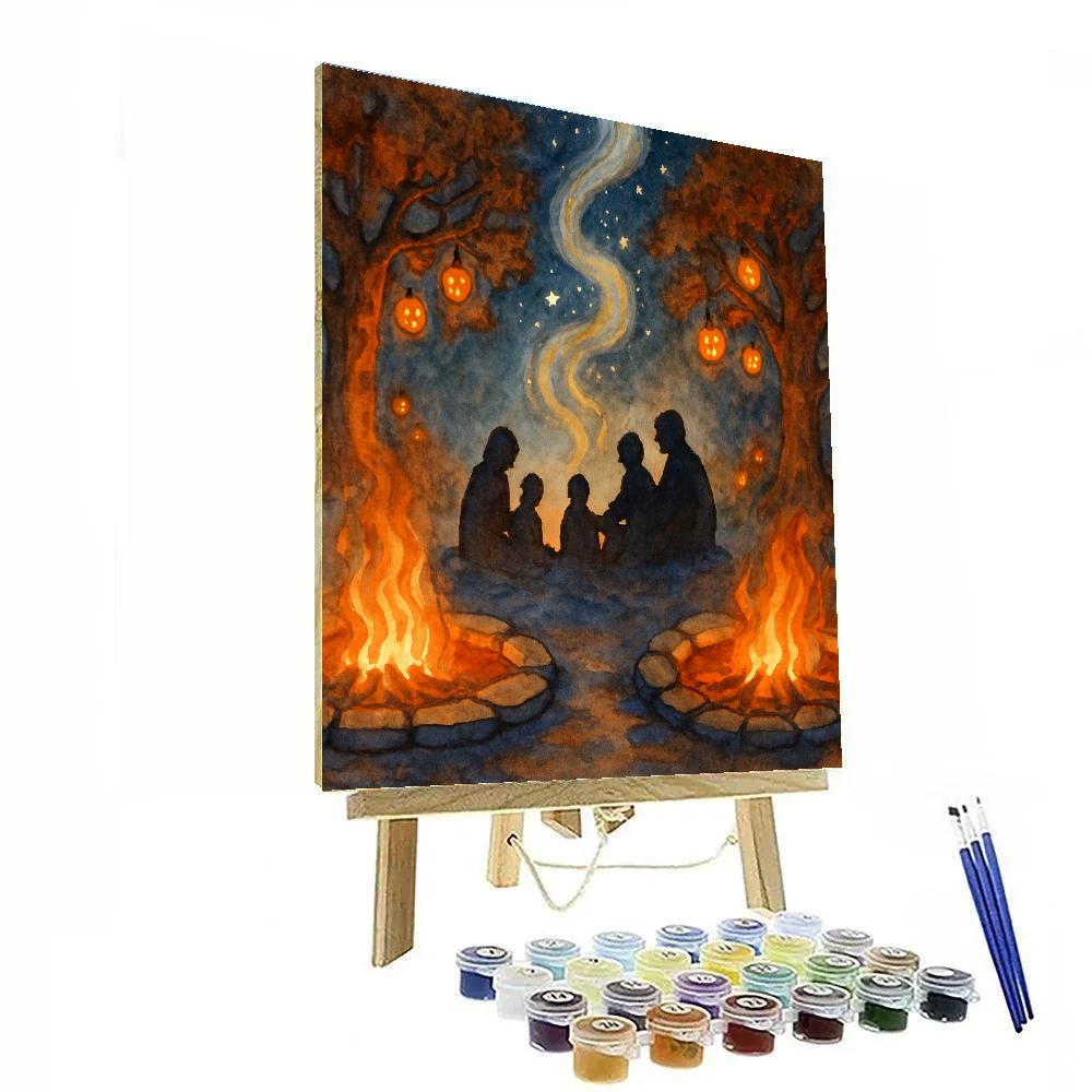 The Hearthside Hollow Paint by numbers art