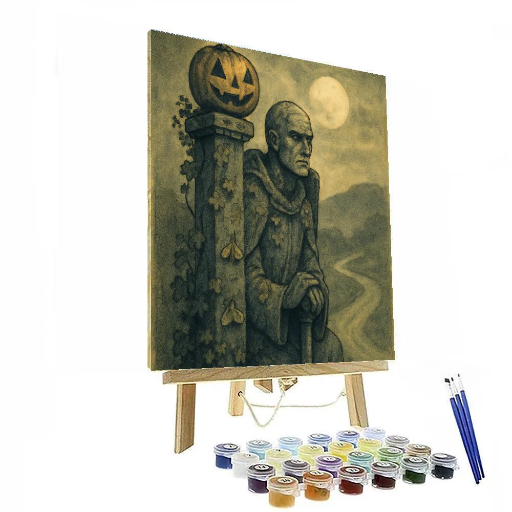 The Gatekeepers Pumpkin Post DIY paint by numbers