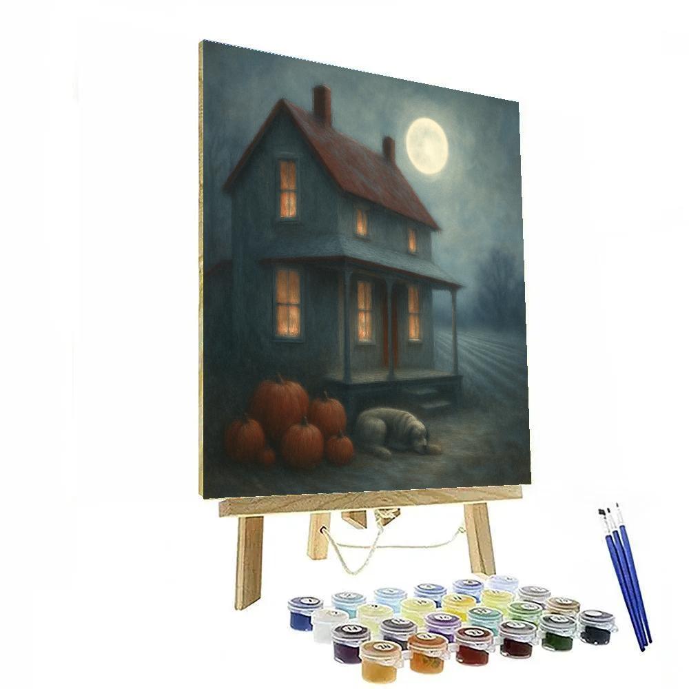 The Moonglow Window Farm Numbered painting kits