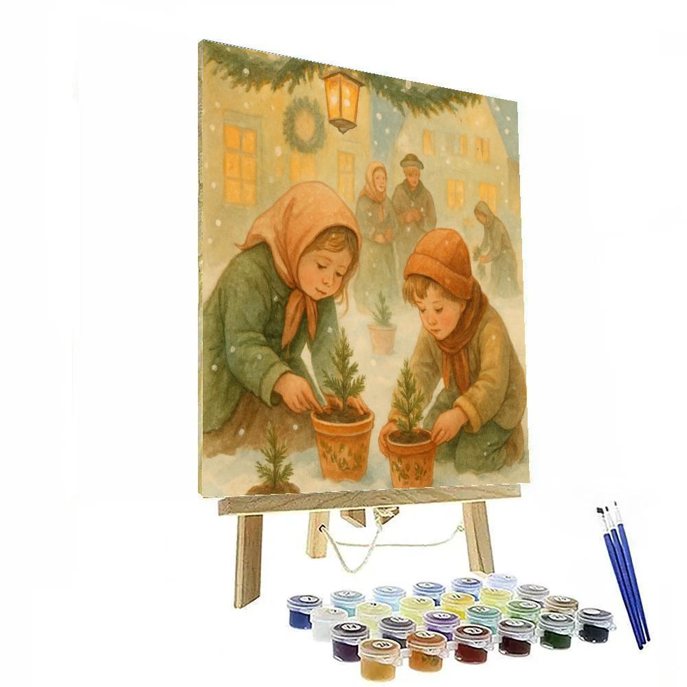 Midwinter Seedling Blessing Number painting