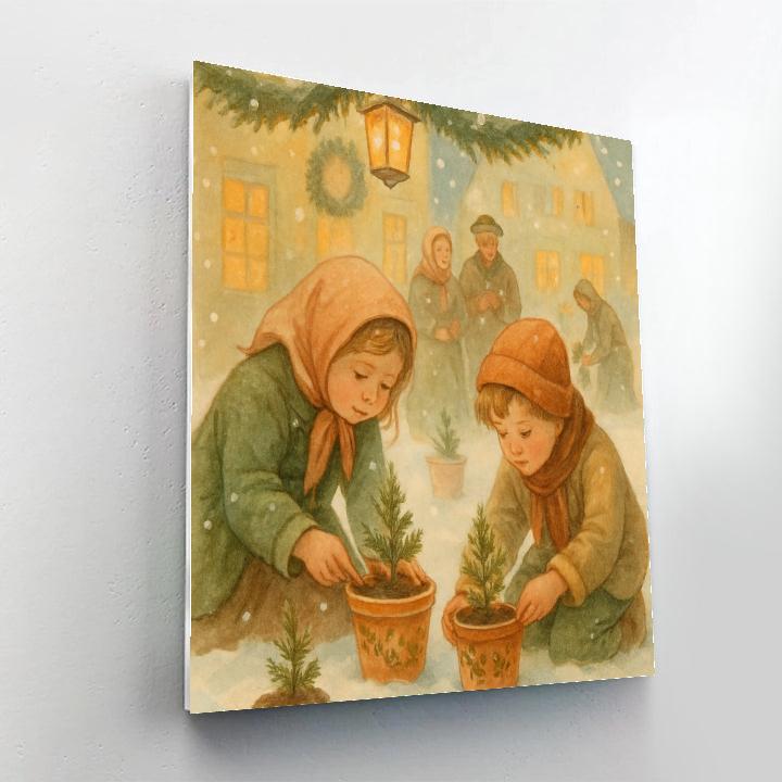 Midwinter Seedling Blessing Number painting