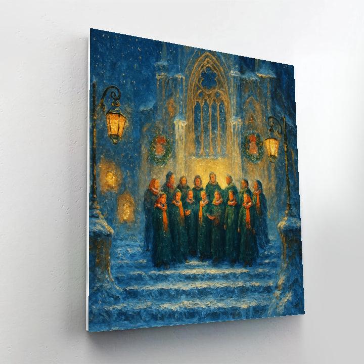 Icicle Lantern Cathedral Choir DIY paint by numbers