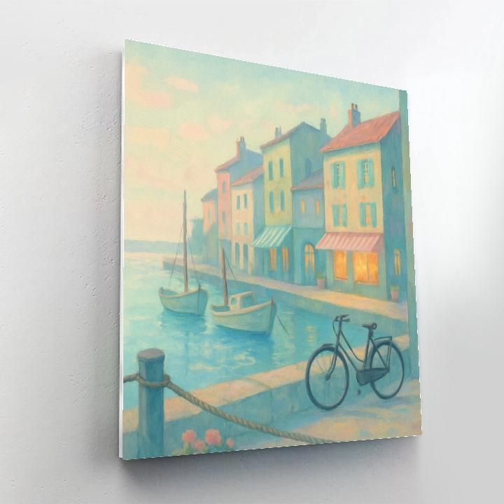 Harbor Mornings In Pastel Painting by numbers kit